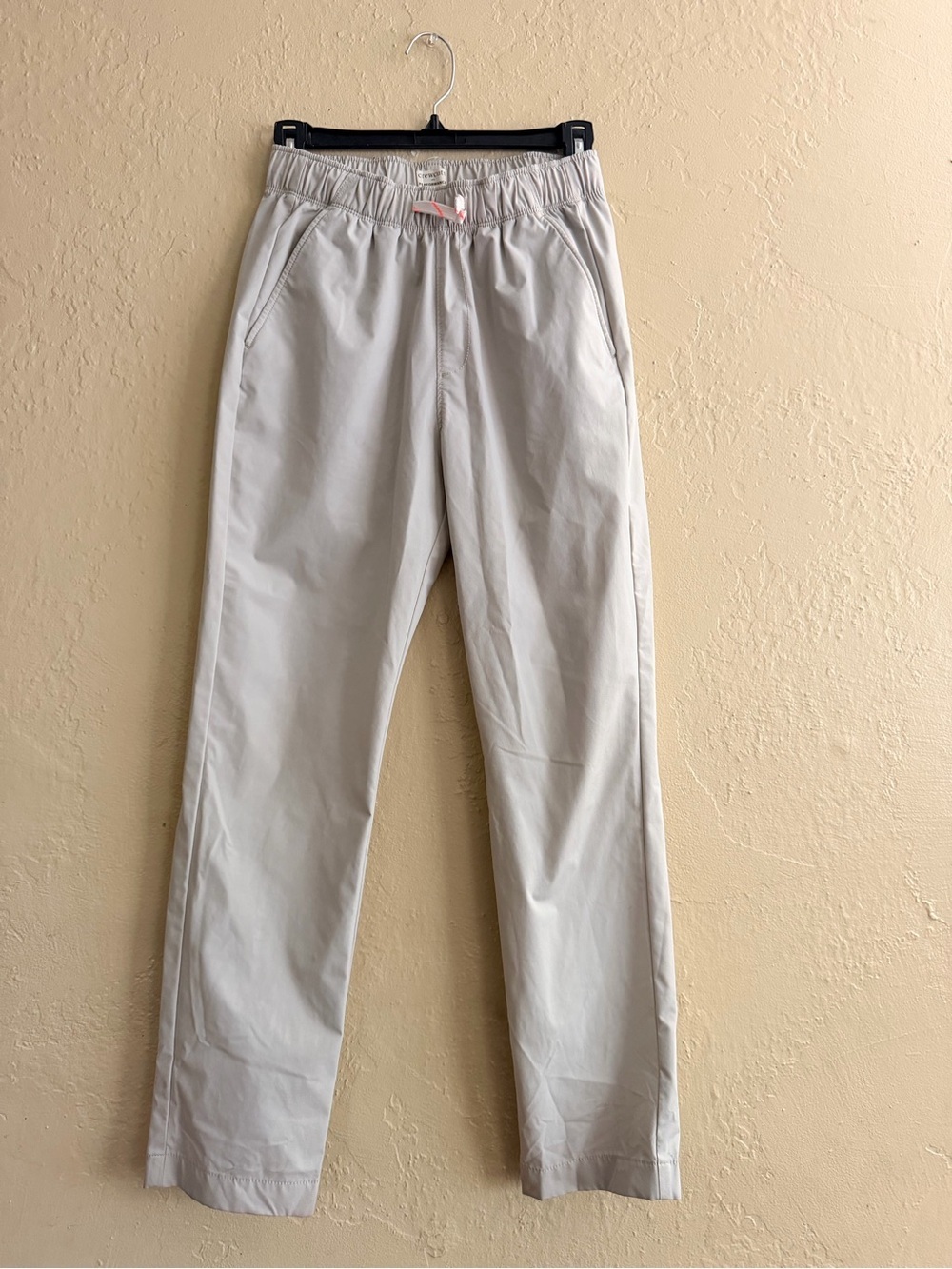 Crewcuts Light Gray Elastic-Waist Casual Pants